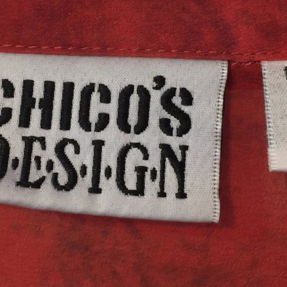 Chico's Design Women's Silk Blouse Sheer - Picture 3 of 10